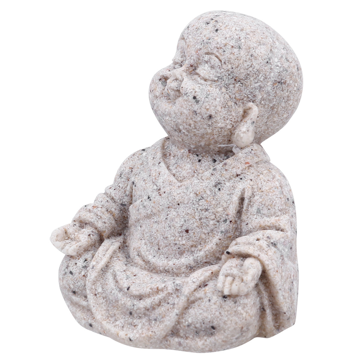 Aquarium Fish In - 1Pcs Resin Maitreya Buddha Statue Sandstone