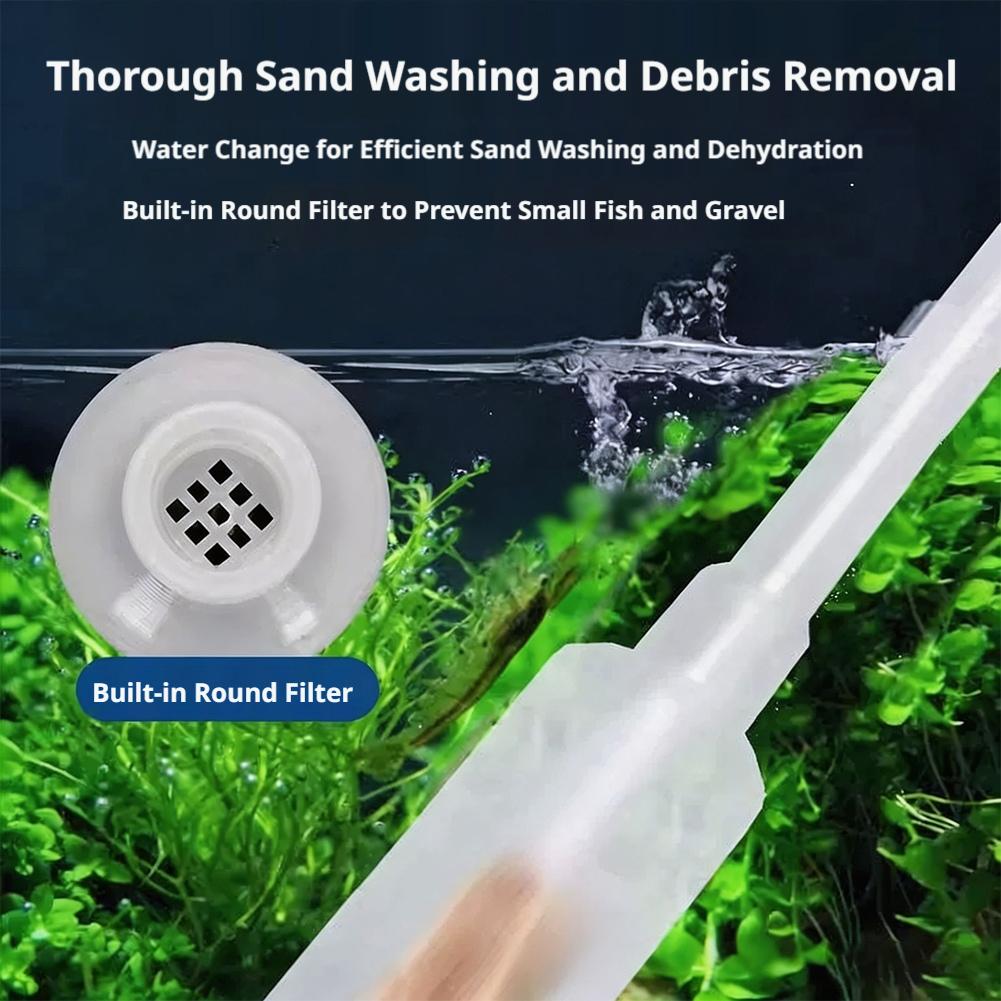 Manual Aquarium Siphon Fish Ta - đánh giá và giá Cleaner Fish Aquarium
