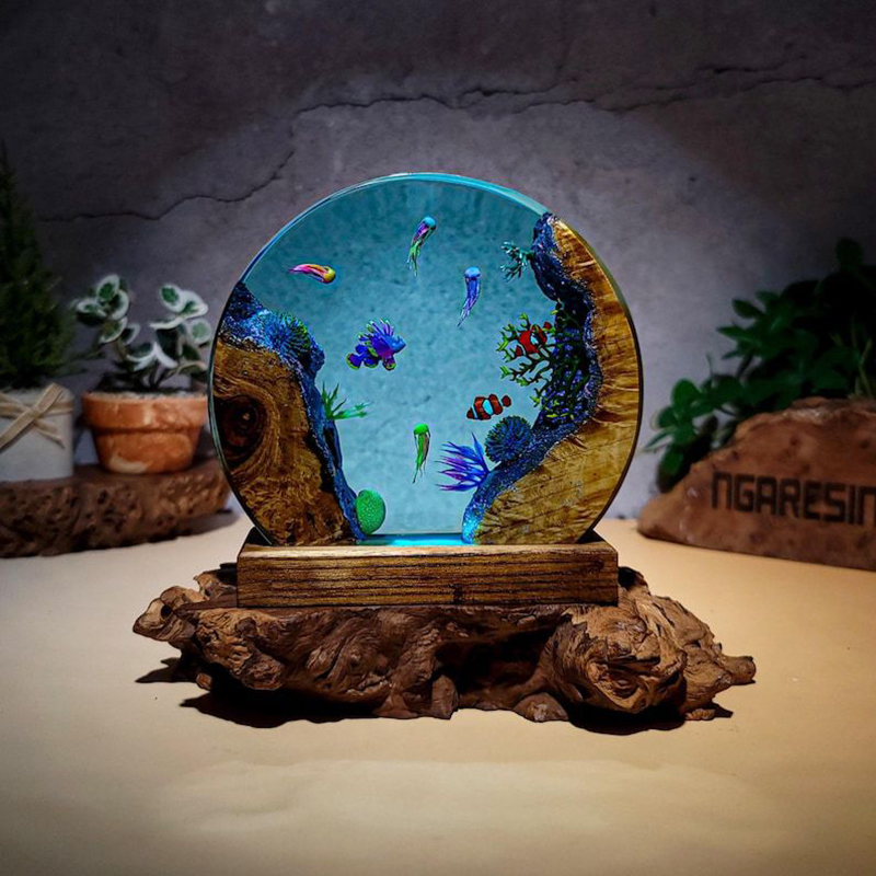 Ocean Aquarium Organism Resin  - đánh giá và giá Aquarium Fish In