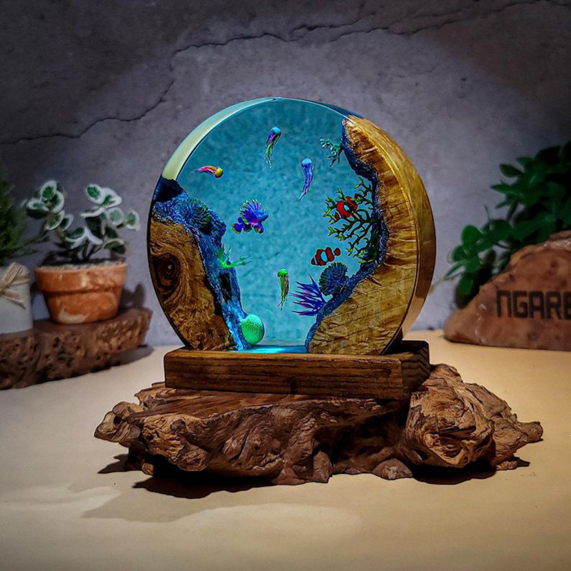 Ocean Aquarium Organism Resin  - đánh giá và giá Aquarium Fish In