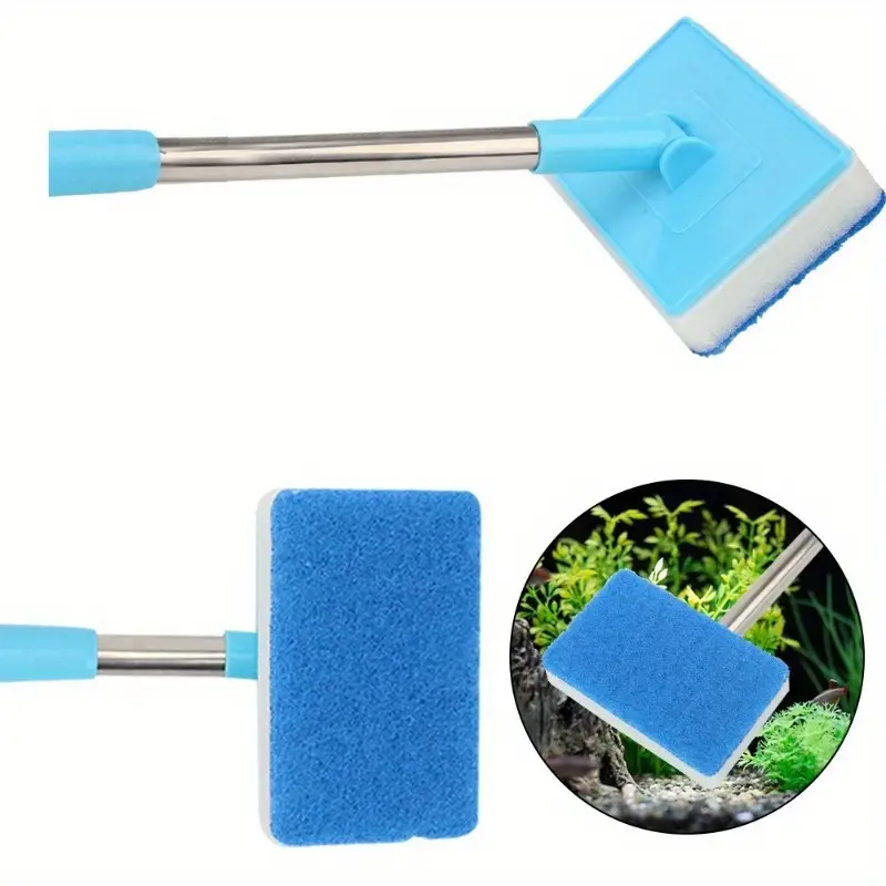 55-95cm Telescopic Handle 180° - đánh giá và giá Cleaner Fish Aquarium