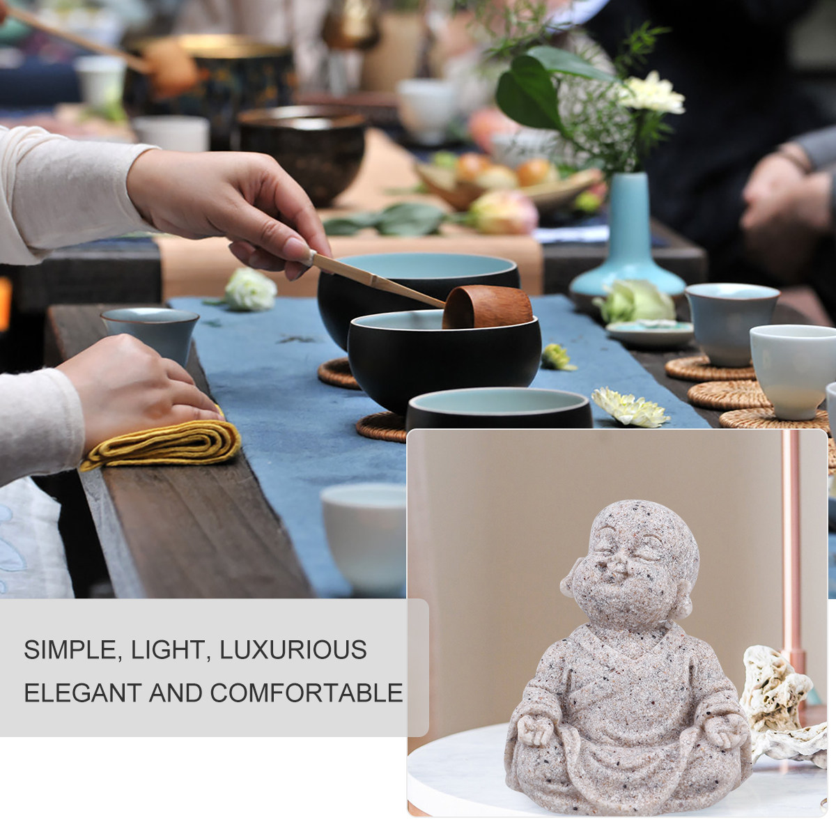 1Pcs Resin Maitreya Buddha Sta - đánh giá và giá Aquarium Fish In