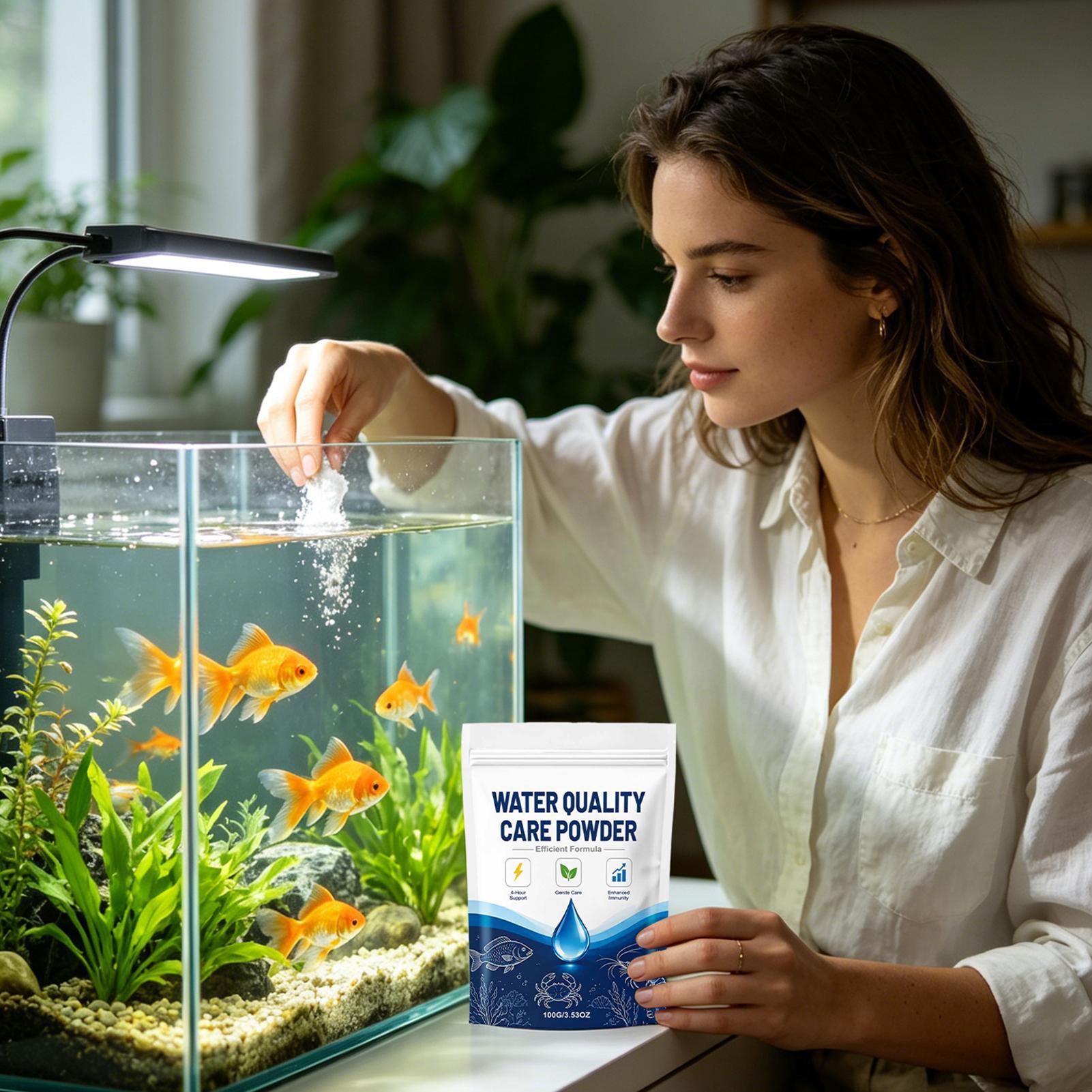 100g Aquarium Water Clarifier  - đánh giá và giá Cleaner Fish Aquarium