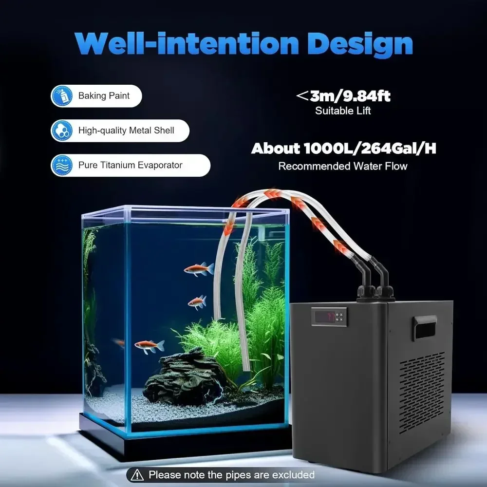 110V Air-Cooled Aquarium Chill - đánh giá và giá Aquarium Fish Market