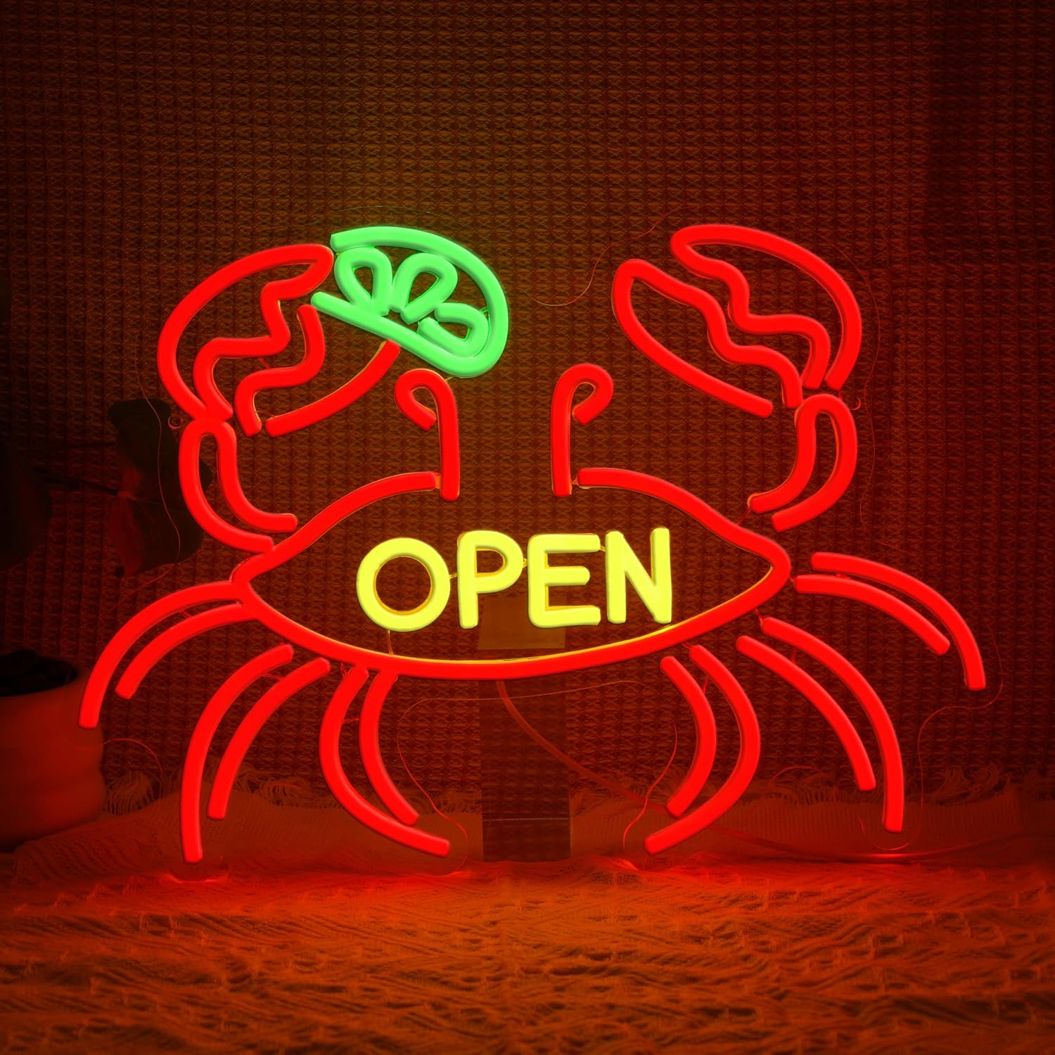Crab Open Neon Sign USB Powere - đánh giá và giá Aquarium Fish Market